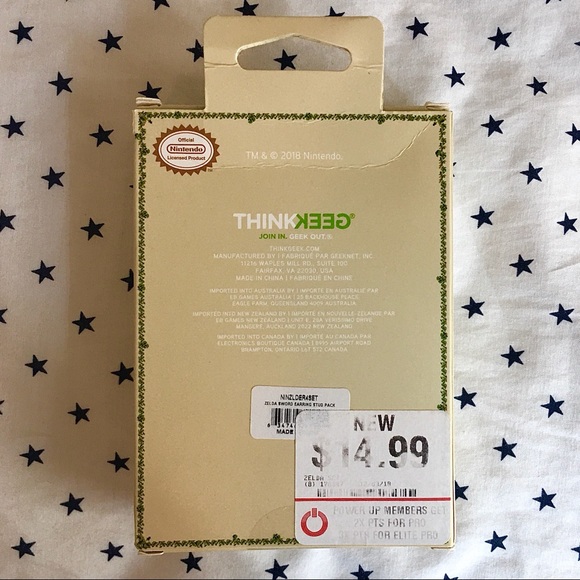 ♦️SOLD♦️ The Legend of Zelda NES Earring Set - Picture 2 of 3